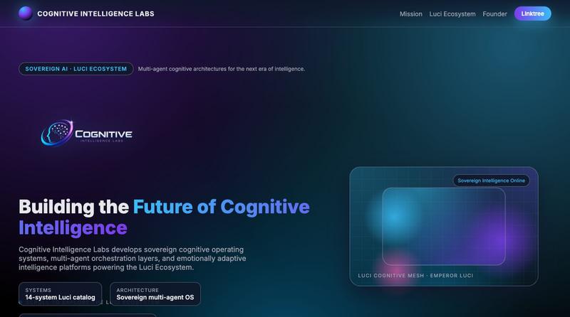 Cognitive Intelligence Labs — screenshot