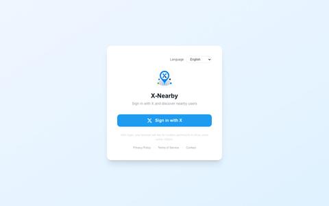 X-Nearby — screenshot