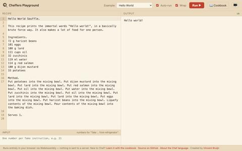 Cheffers — Chef Playground — screenshot
