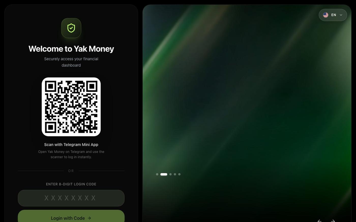 Yak Money: Voice Transaction Tracker — screenshot