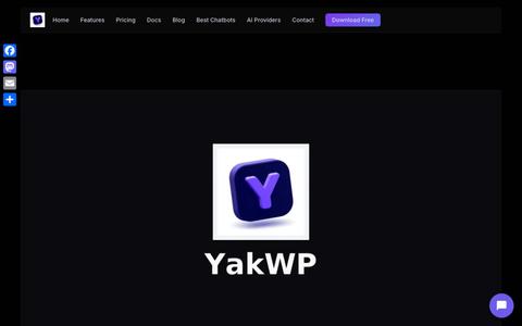 YakWP — AI Chatbot for WordPress | Smart, Fast, Affordable — screenshot