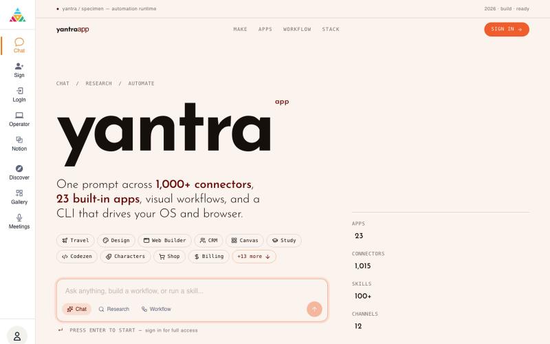 yantra — screenshot