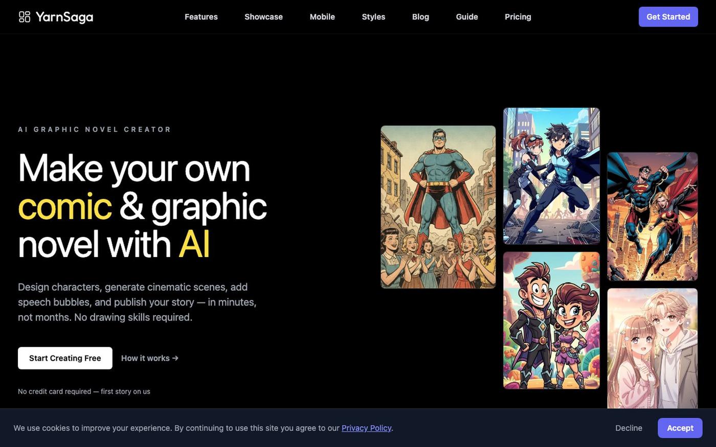 Make AI Comics With Consistent Characters — No Drawing Skills — screenshot