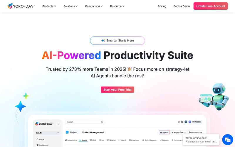AI-Powered Productivity Suite - Yoroflow™ — screenshot