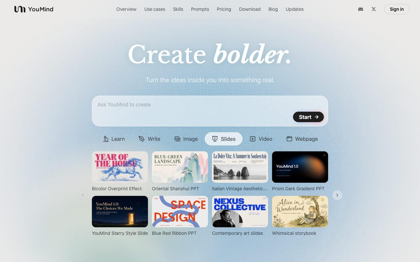 YouMind - AI Creation Studio — screenshot