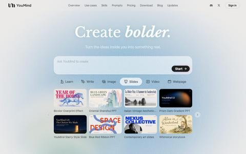 YouMind - AI Creation Studio — screenshot
