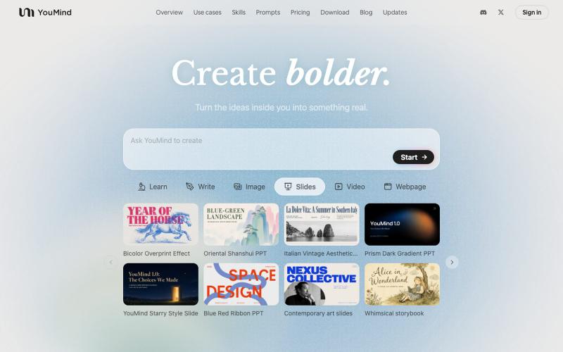 YouMind - AI Creation Studio — screenshot