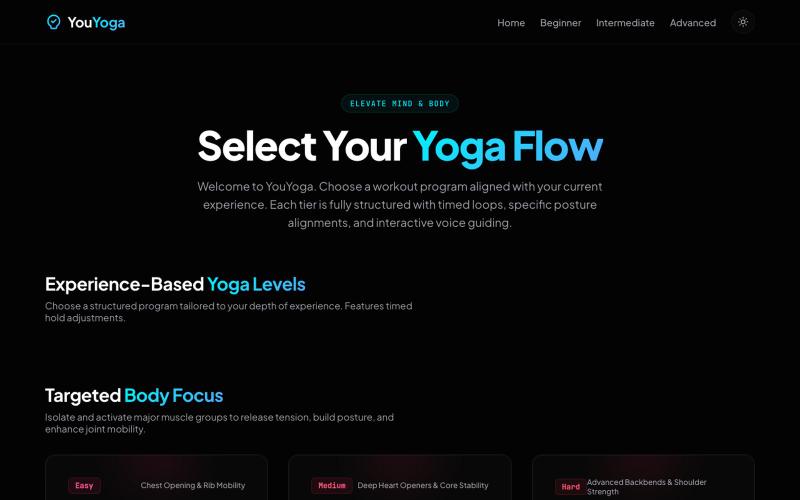 YouYoga - Select Your Yoga Flow — screenshot