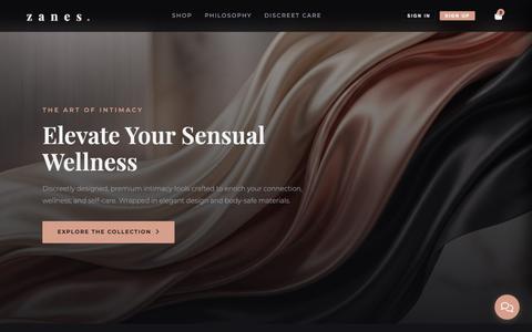 Zanes | Luxury Wellness & Harmony — screenshot