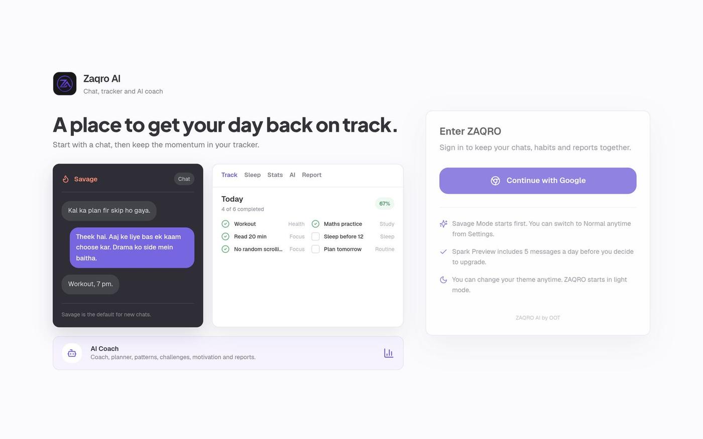 ZAQRO AI — screenshot
