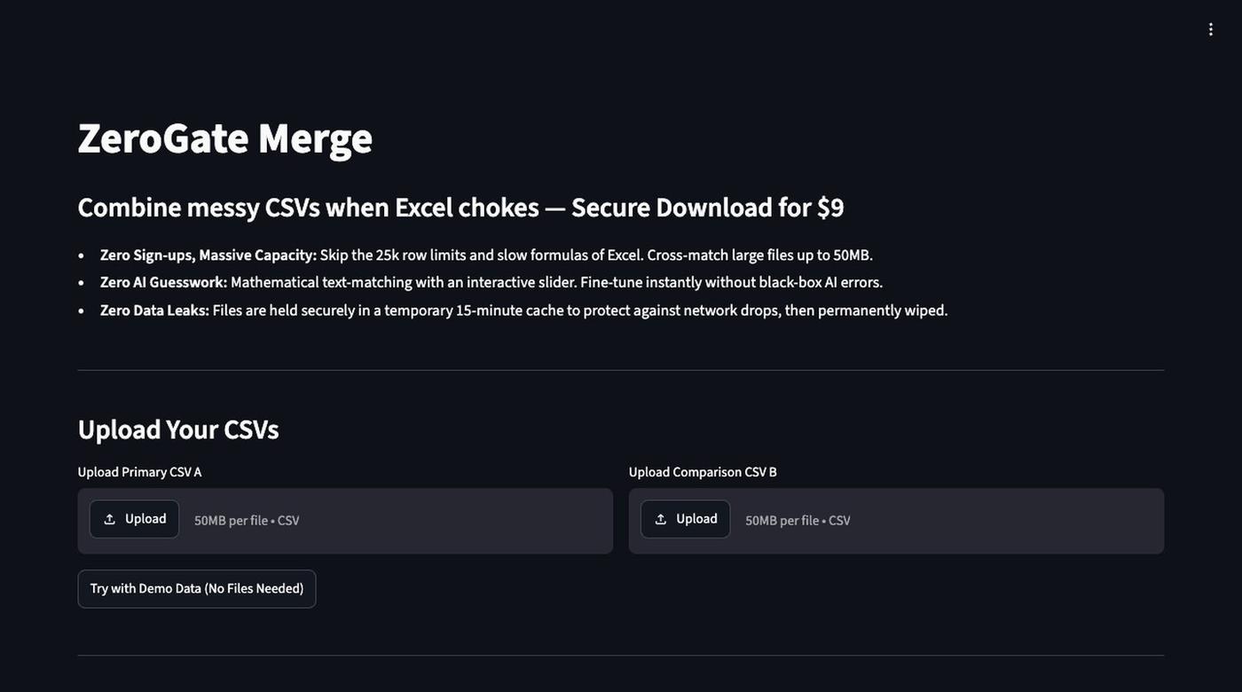 Streamlit — screenshot