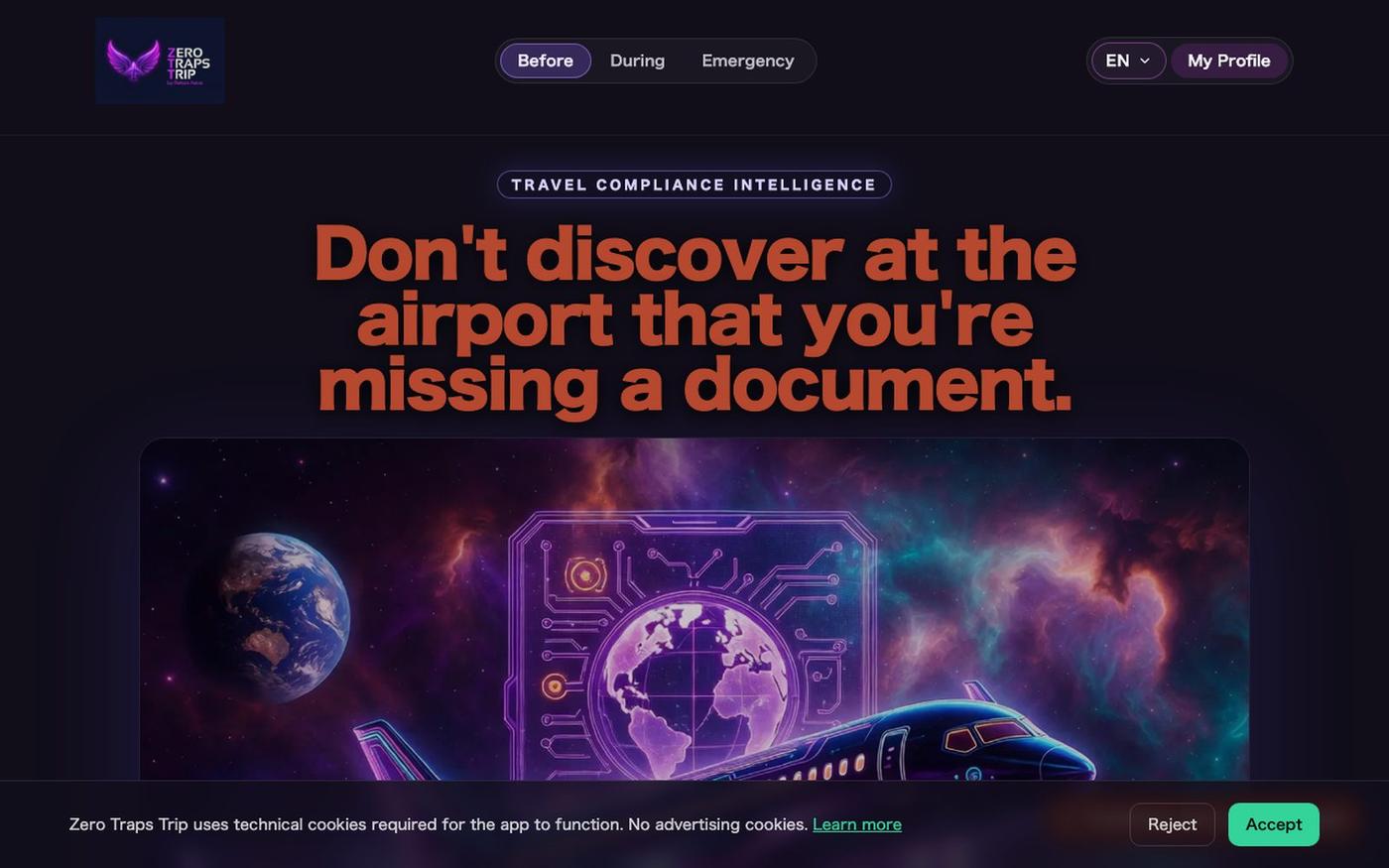 Zero Traps Trip — Travel smart + Avoid Traps — screenshot