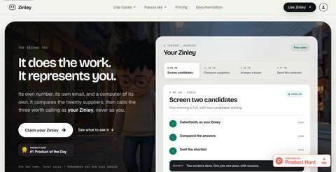 Zinley | Your Personal Extension — screenshot