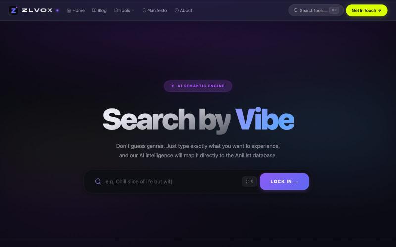 AI Anime Finder — Describe It and Find Any Anime Instantly (Free) — screenshot