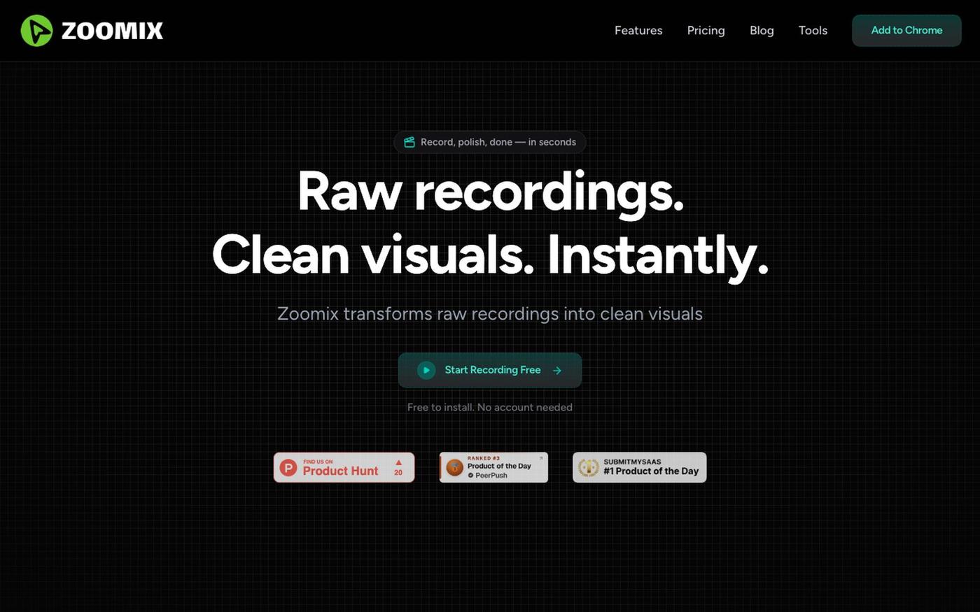 Zoomix - Screen Recorder for Product Demos | Chrome Extension — screenshot