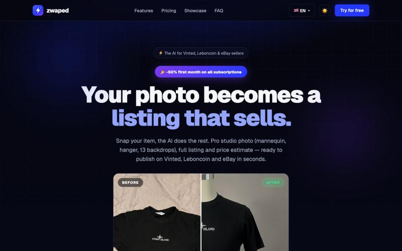 Zwaped — Snap it. Sell it. — screenshot