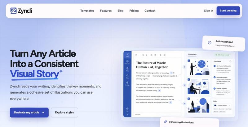zyncli-com — screenshot