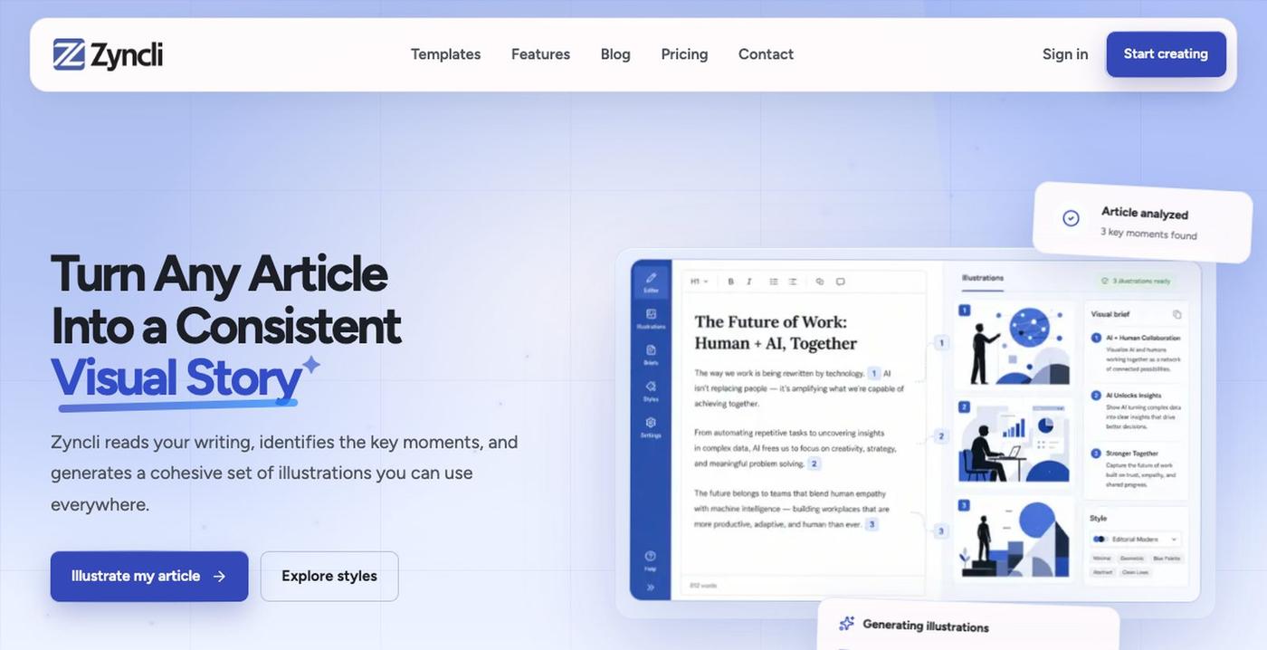 zyncli-com — screenshot